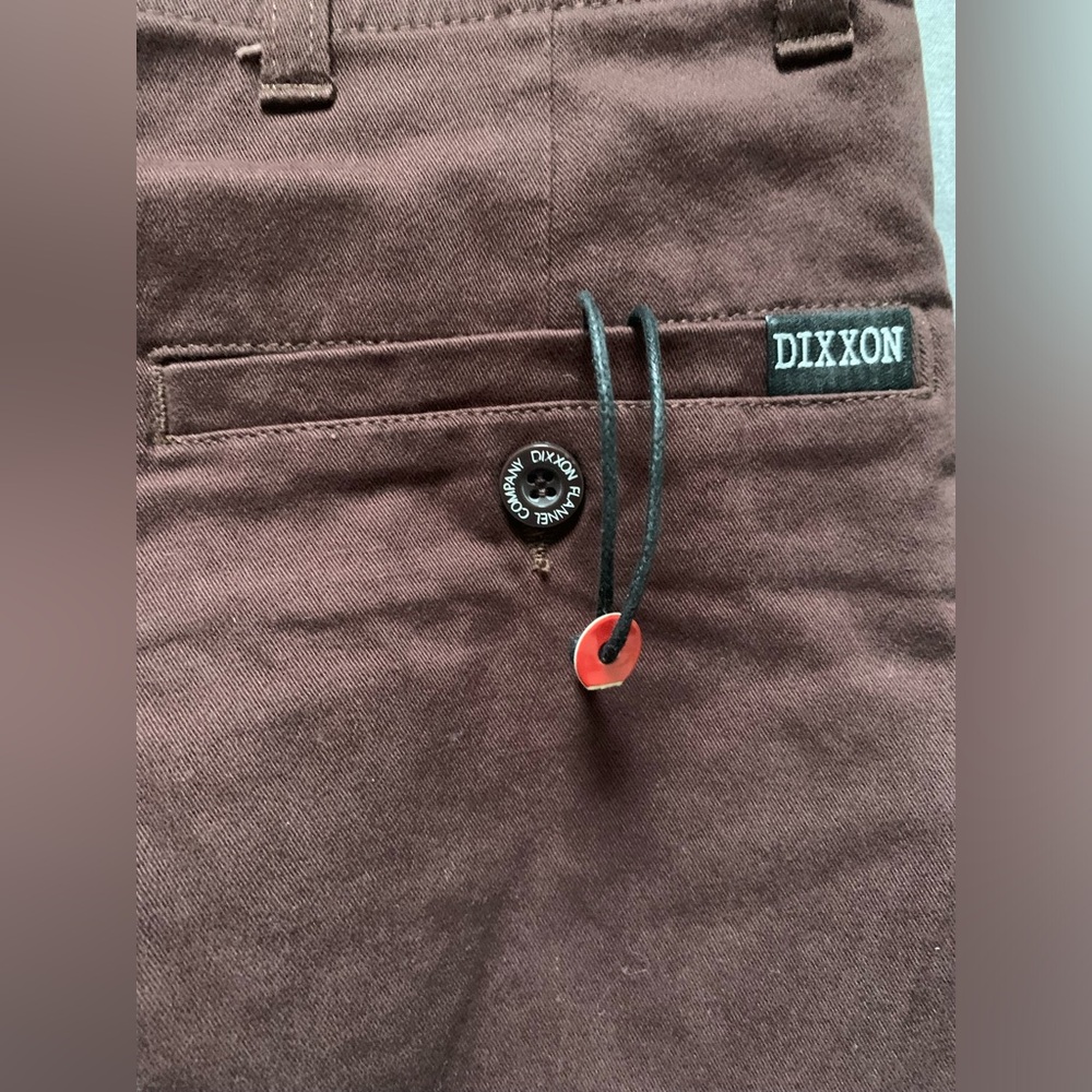 NWOT DIXXON Chino Pants Brown Size 30W/32L - Picture 11 of 11